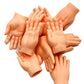 DR DINGUS Finger Hands (10 Pack w/Gift Box) - enhanced Rubber Little Tiny Finger Hands - Fun and Realistic Design - Ideal for Puppet Show  Gag Present  Fun for All Kids!