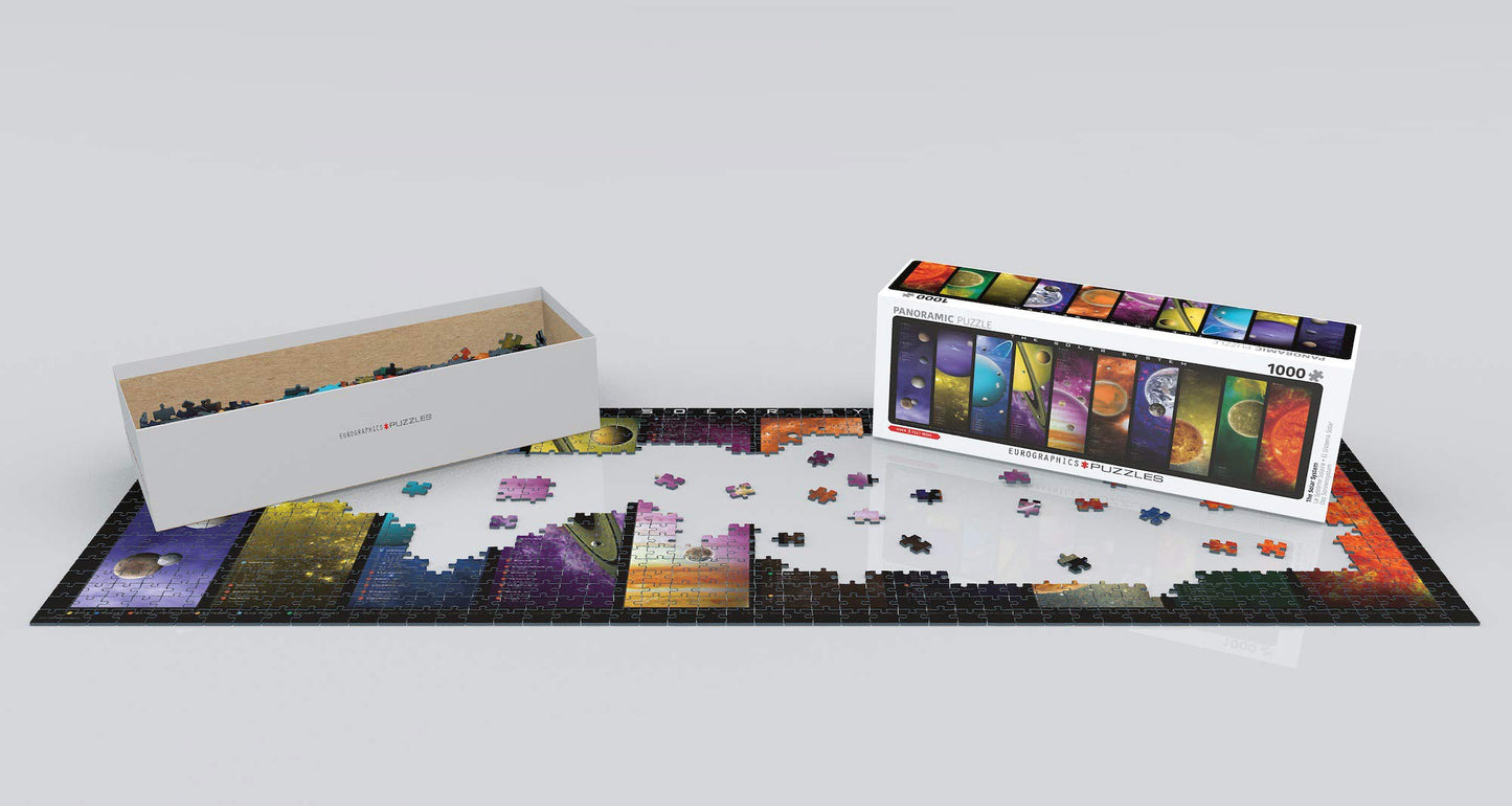 Eurographics The Solar System Panoramic 1000-Piece Puzzle