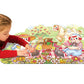 Masterpieces Floor Puzzle - Jumbo Size 36 Piece Jigsaw Puzzle For Kids - Raggedy Ann & Andy Shaped Puzzle - 3Ftx2Ft