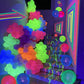 120 Pieces Uv Neon Balloons 12 Inch Large Blacklight Glow In The Dark Balloons 5 Colors Fluorescent Neon Glow Balloons For Black