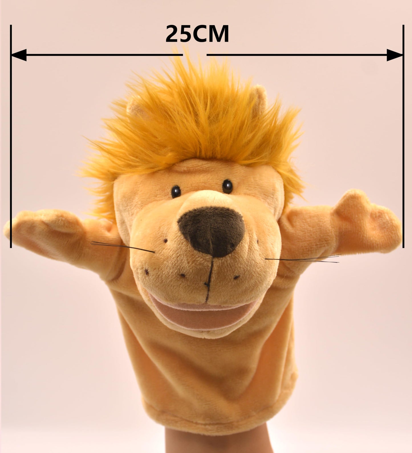 LOMTRATS Animal Hand Puppets for Kids,Toddler Includes Wolf Tiger Lion Monkey So on Movable Open Mouths, Perfect for Storytellin