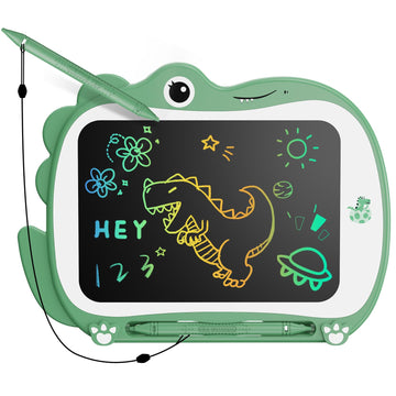 Genialba 8.5 Inch Dinosaur LCD Drawing Tablet Writing Board Toddler Toy Educational Toys Birthday Christmas Gifts Toys for 3 4 5