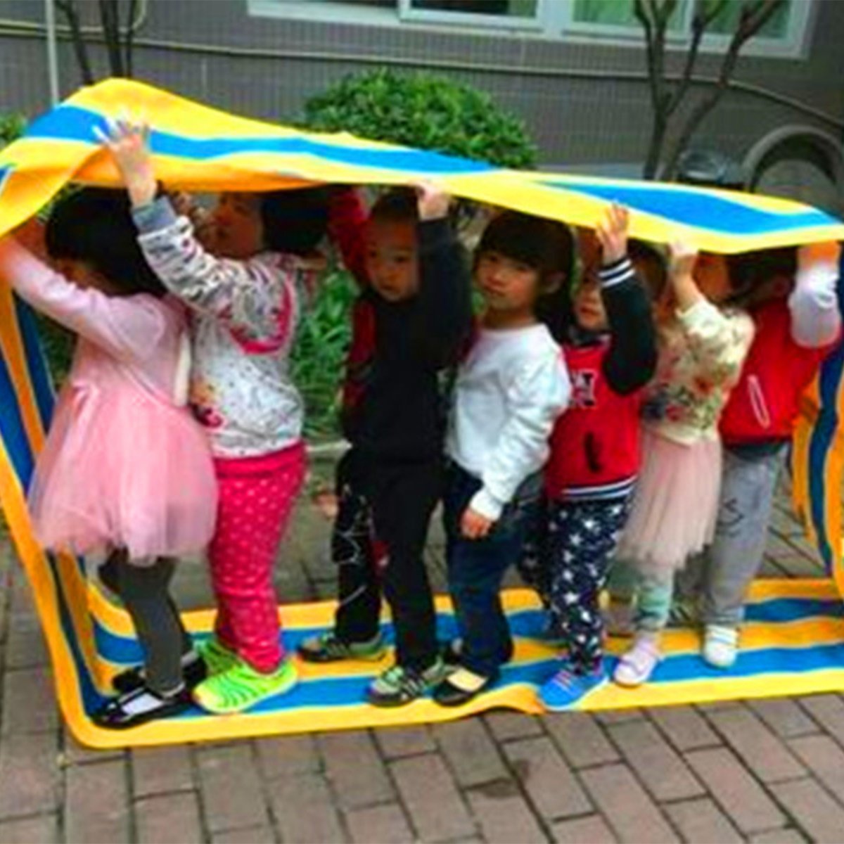 Kinden Teamwork Games Group Learning Activity Fun Playing Run Mat For Kids And Adults Field Day Game(1 Pack)