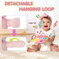 Ryotagift Baby Bilingual Musical Rabbit Stuffed Animals Toys,Infant Early Learning Toys With Light-Up Music & Crinkle,Tummy Time
