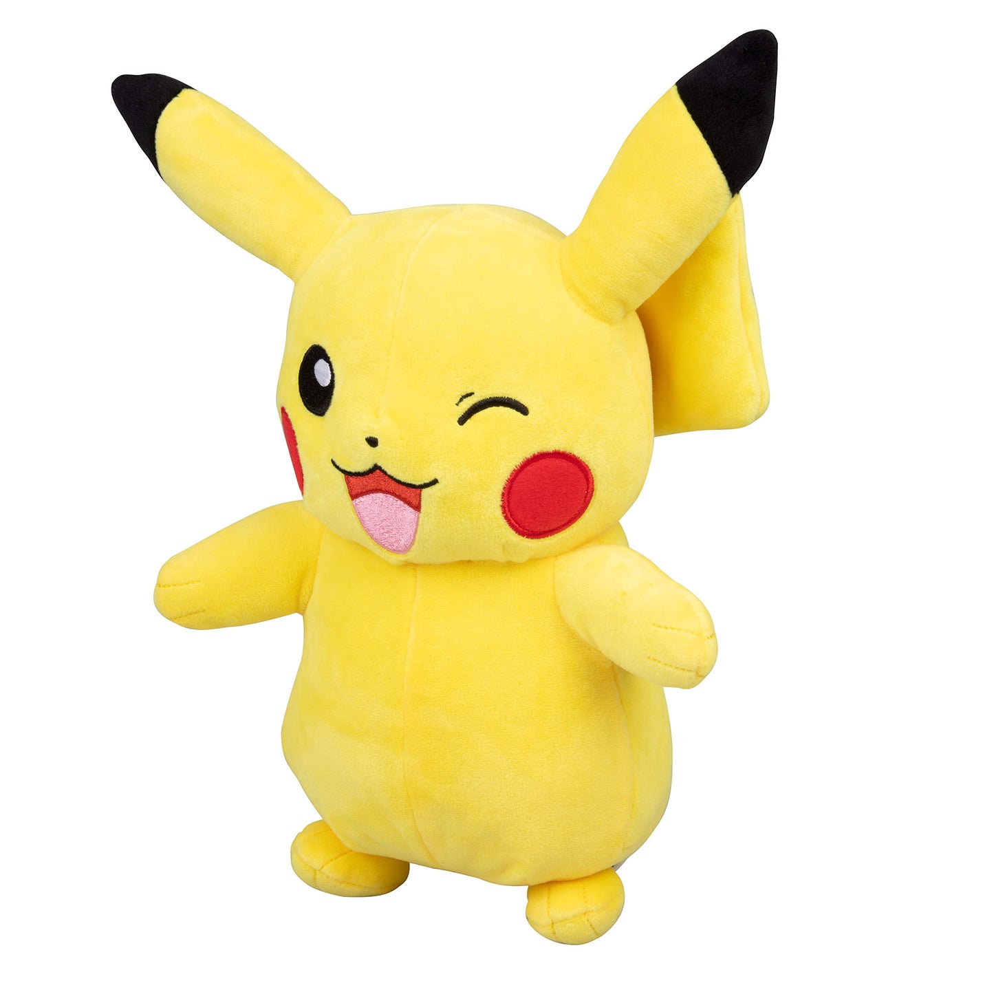 Pokemon 12  Large Winking Pikachu Plush - Officially Licensed - Generation 1 Figure - Authentic Soft Stuffed Animal Toy - Gift for Kids  Boys  Girls - 2+