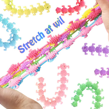 18 Pcs Stretchy String Fidget Sensory Toys,Relaxing Toys For Kids Ans Adults Stress Relief,Goodie Bag Fillers,Party Favor