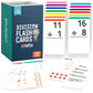 Merka 3Rd Grade Division Flash Cards For Kids, Set Of 169 Division Number Flash Cards, Classroom Use And Homeschool Supplies, Fraction Manipulatives
