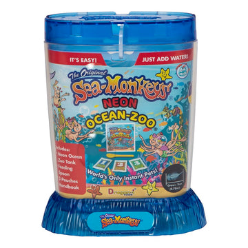 Sea-Monkeys® Ocean Zoo Neon - World'S Only Instant Pets® - Assorted Colors - Ages 6+ (Pack Of 1)