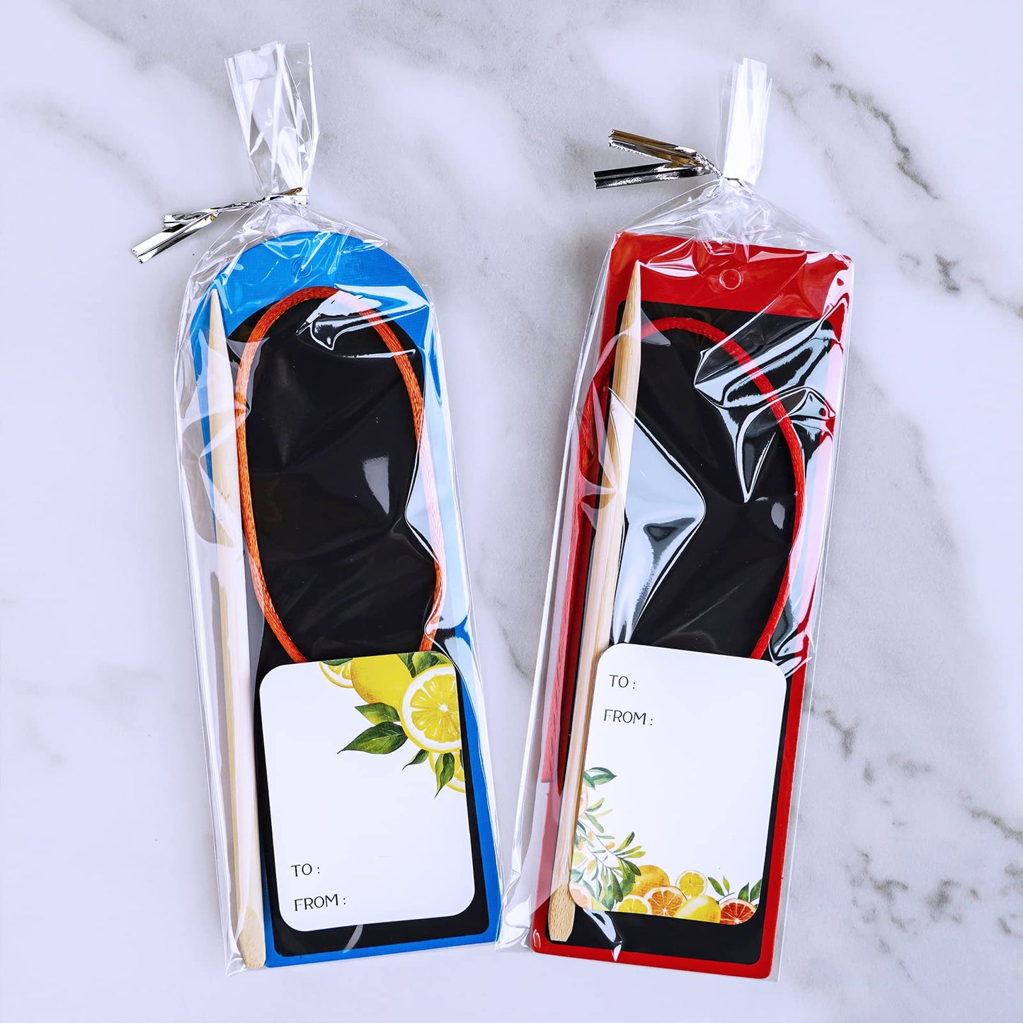 Winlyn 48 Sets 6 Styles Magic Color Scratch Bookmarks Craft Kits Rainbow Scratch Paper Art Sets for Kids Students Party Favors D