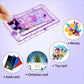 Skylety 5 Pcs Money Puzzle Box Gift Card Box Plastic Puzzle Card Holder Fun Maze Intellectual Pinball Machine Game for Teens and mature-themeds Birthday Party Favors(Purple)