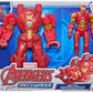 Avengers Marvel Mech Strike 8-Inch Super Hero Action Figure Toy Ultimate Mech Suit Iron Man, For Kids Ages 4 And Up , Black