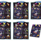 Kidizkart Stationery Gift Set for Kids with Diary and Keychain Party Favor Return Gift Set for Boys/Girls Birthday Gift (Space S