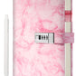 Cagie Marble Diary With Lock For Girls And Women, Waterproof Journal With Lock 192 Pages Secret Girls Locked Diary With Pen, Password Locked Journals For Teen Girls, A5 Pink