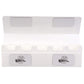Monster Protectors Magnetic Five Deck Box - White, Holds 375 Gaming Tcgs, Self-Locking Closure, Compatible W Standard & Smaller Size Gaming Trading Cards, Removable Construction