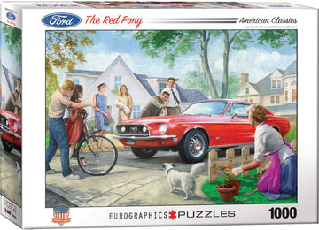 Eurographics The Red Pony By Nestor Taylor 1000-Piece Puzzle , White