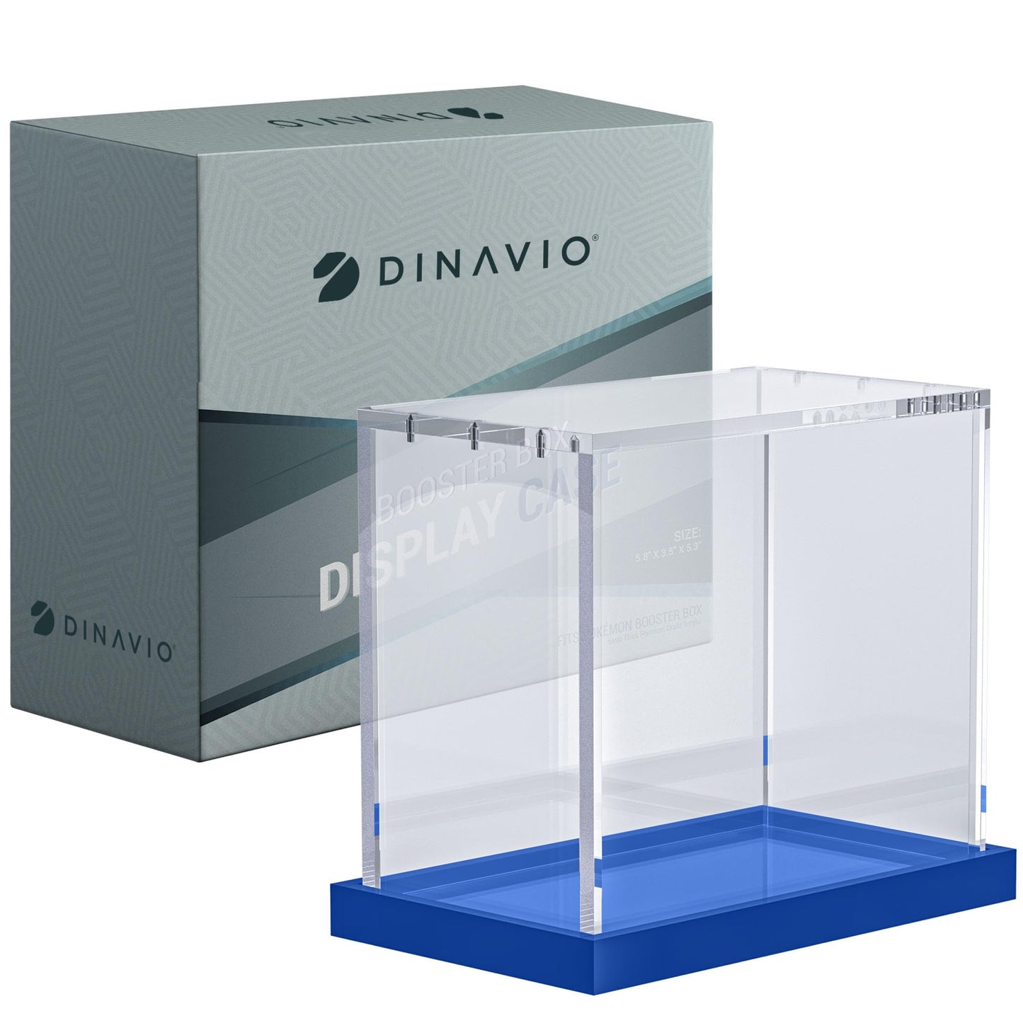 Dinavio Crafthouse Booster Box Case Acrylic Display - Upgraded 7Mm + 5Mm Acrylic 5X3Mm Magnets - Pkmn Booster Box Case Protector
