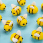 CINPIUK 12 Set Felt Bumble Bee Plush for Crafts, Small Wool Felt Party Favors, Bee Color