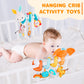 Koty Car Seat Toys, Spiral Car Seat Toy For Infant, Baby Stroller Toys Hanging Crib Activity Toy For Car Seat Crib Bed Stroller, Rabbit Hanging Rattle Toys For Babies 0-6 Months (Orange Elephant)