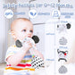 Fpvera Baby Soft Rattles Shaker: Infant Developmental Hand Grip Baby Toys, High Contrast Black And White Newborn Sensory Toys Rattle Toy 0 3 6 9 12 Months For Babies Boys Girls Shower Gift, 2Pcs