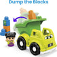 MEGA BLOKS Toddler Car Toy with Raphy Figure, Multicolor Plastic Building Blocks, Model HBP13 for Ages 1-3
