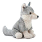The Petting Zoo Grey Wolf Plush Stuffed Animal, 12 inches, Soft Plush Toy for Kids, Model 419013