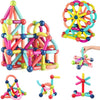 Pihura 64Piece Magnetic Building Set | Colorful Magnet Rods And Balls | Creative Stacking And Construction Toy | Interactive 3D