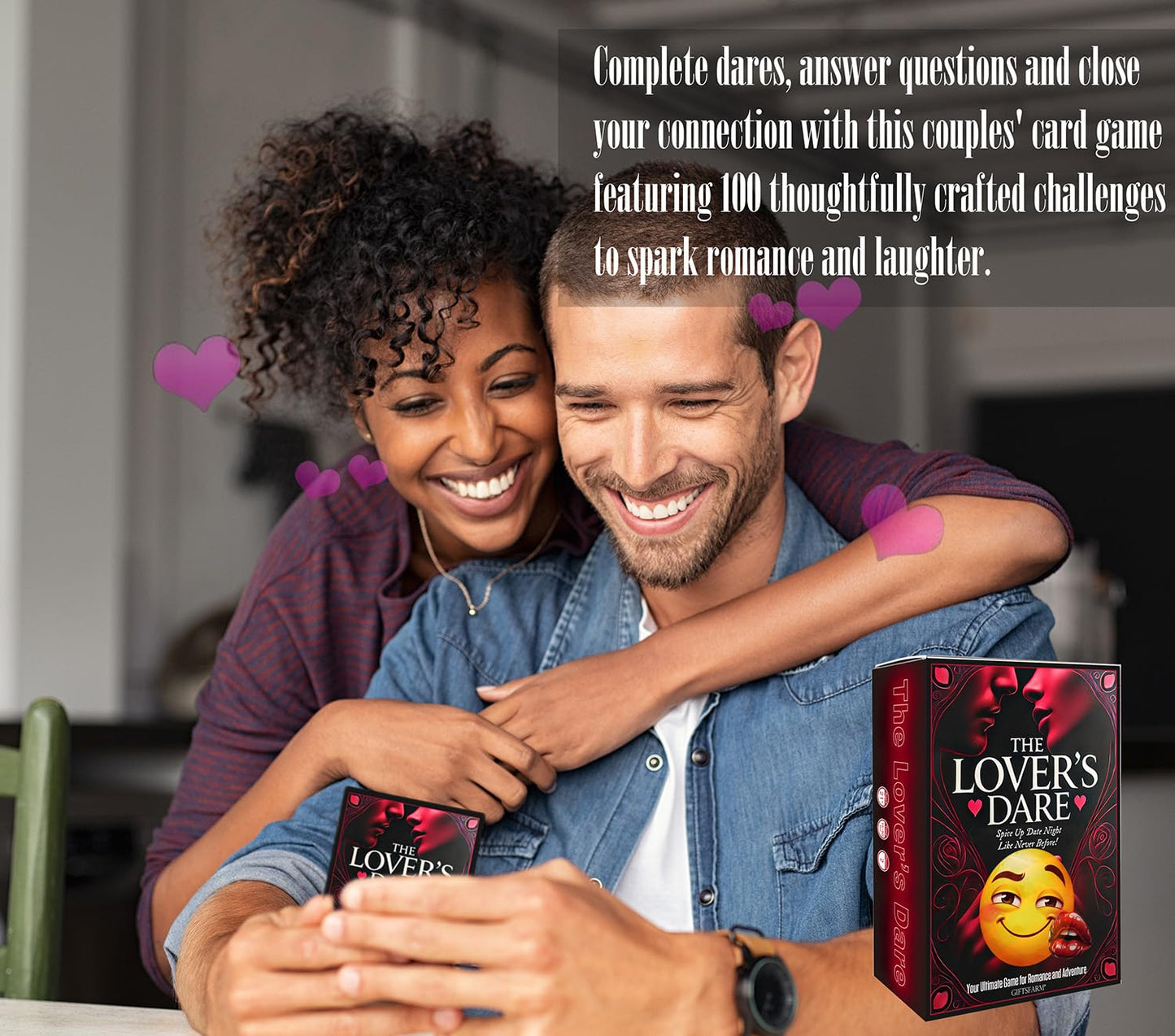 Couples games for Date Night, Card Game for Dating, Super Fun Card Game for Couple, 100 Dares & Questions for Your Partner, Roma