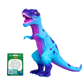 Goliath Wow In The World Soft Jumbo T-Rex | Kids Play Dinosaur | Learning Through Play | Includes Dinosaur Toy And Fun Fact Card