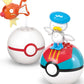 Mega Pok  Mon Action Figure Building Toys Set, Water-Type Trainer Team With 79 Pieces, 2 Inches Tall, For Kids
