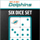 Miami Dolphins Dice Pack