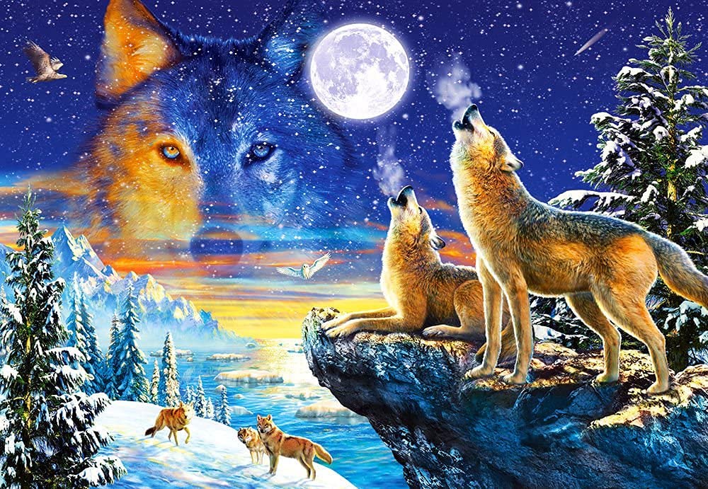 Castorland Howling Wolves Puzzle (1000 Piece)