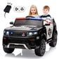 GarveeLife 12V Kids Ride On Police Car with Remote Control Electric Police Car for Kids 3-8 Toddlers Ride On Police Car Toy with