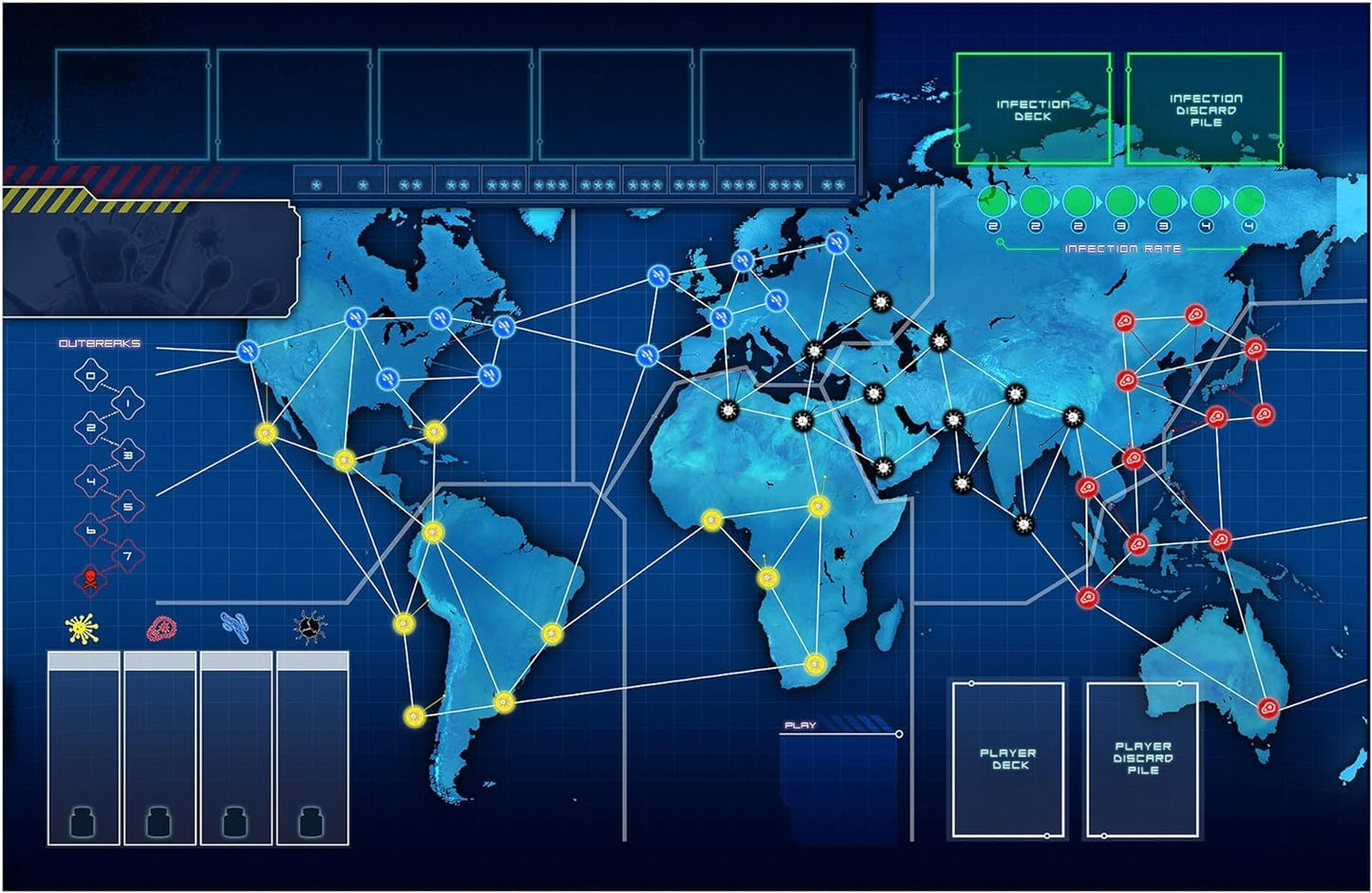 Pandemic Legacy Season 1 Blue Edition Board Game For Adults And Family | Cooperative Board Game | Ages 13+ | 2 To 4 Players | Av
