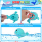 Ficcurys Baby Bath Toys 5 Pcs Set,Wind Up Bath Toys For Toddlers,Bathtub Toys For Kids,Dolphins,Crabs,Turtles,Ducks Floating Wat