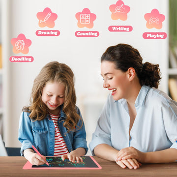Eoocoo Toys For Ages 3-6, Drawing Board, 10 Inch Lcd Writing Tablet, Electronic Drawing Tablet, Girl Birthday Gift, Kids Toys, D
