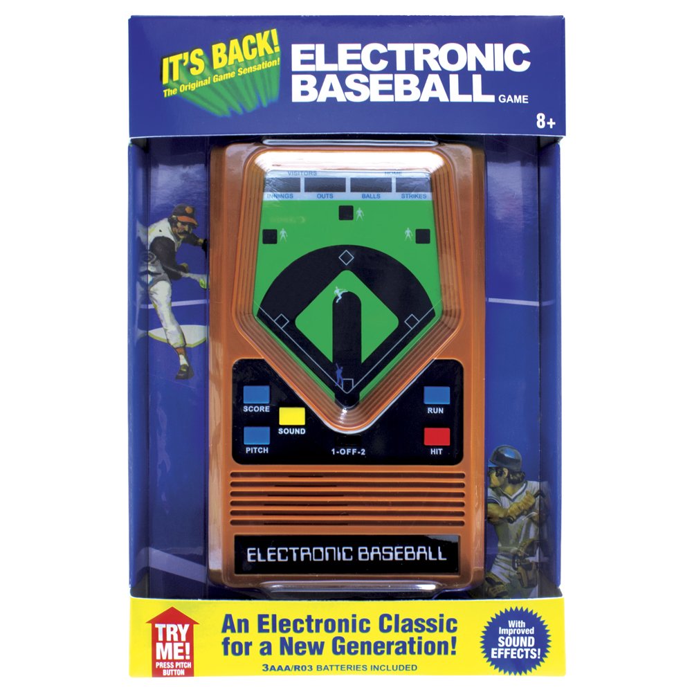 Basic Fun Baseball Game - 1 or 2 Players - Small Size - Improved Sound ...