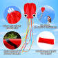Mint'S Colorful Life Octopus Kite (Orange Spotty&Red&Blue)