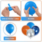 Jobkoo Blue Orange Space Balloons, 55 Pcs Set - Natural Latex Boys' Party Decorations For Birthday, Baby Shower, Wedding And Mor