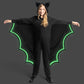 Spooktacular Creations Halloween Kid Bat Costume Glow in the Dark  Bat Wings Costume  Black Jumpsuit for Boy  Girls Halloween Dress Up-S