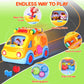 Toy Cars For 1 Year Old Boy Gifts Baby Toys 12-18 Months, Musical Learning Toys For Toddlers 1-3, Educational Baby Bus With Animal Blocks, Christmas Birthday Gift For 1 2 3 4 Year Old Boys Girls Kids