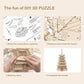 Rowood 3D Puzzles For Adults, Wooden Model Kits For Adults To Build, Gift On Birthday Christmas - Five-Storied Pagoda (275 Pcs)