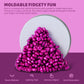 Magnetic Ferrite Putty Rocks,Rose Red More Than 300 Weak Magnetic Smooth Ferrite Pebbles, Magnet Rock Desk Toys And Time-Killer