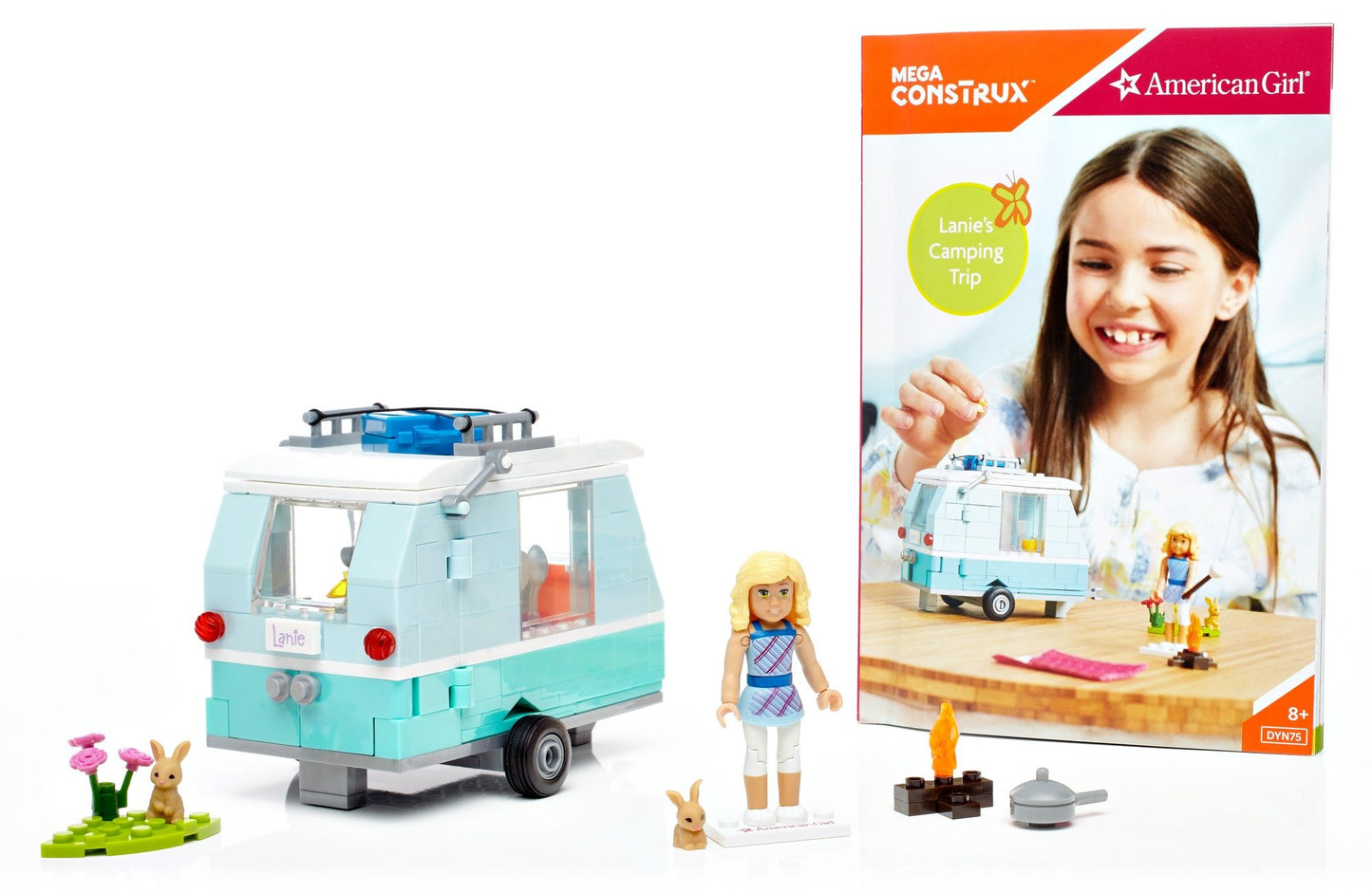 Mega Construx Lanie's Camping Trip Building Set DYN75 - Multicolor Plastic Adventure