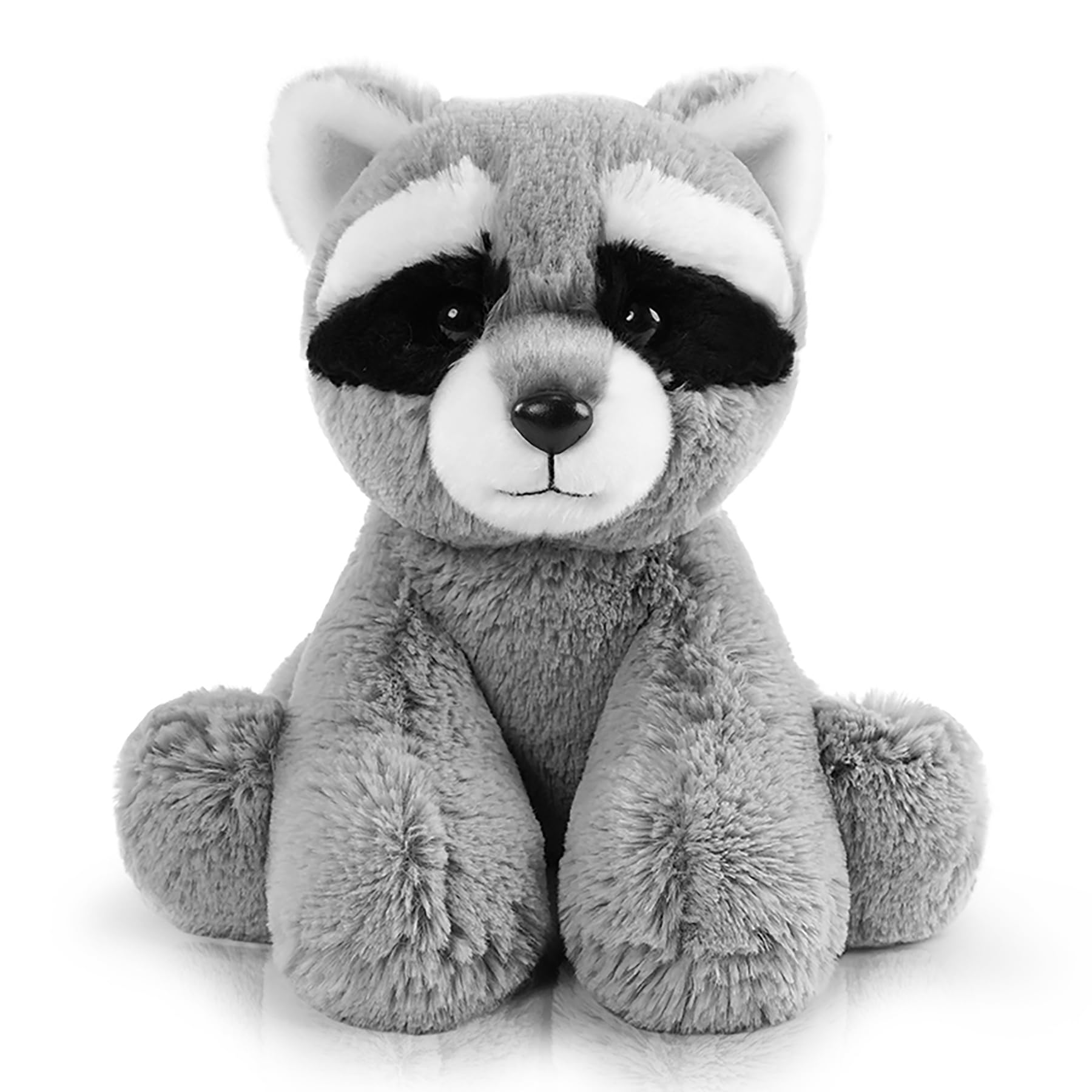 Raccoon Stuffed Animal Toy  Soft Huggable Raccoon Plush Toys for Kids  Cute Stuffed Animals Gift for Boys Girls and Toy for 1-3 Toddlers -8.5 Inch