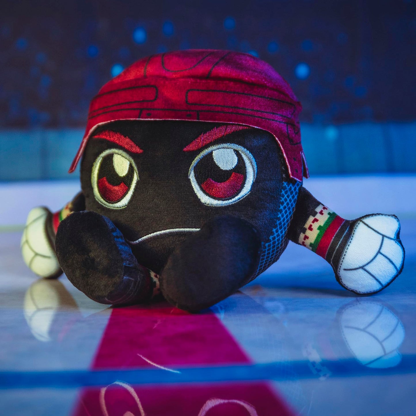 Bleacher Creatures Arizona Coyotes 8'' Nhl Kuricha Hockey Puck Sitting Plush - Soft Chibi Inspired Plush