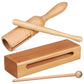 Excluzo 2 Sets Orff Instrument Percussion Wooden Music