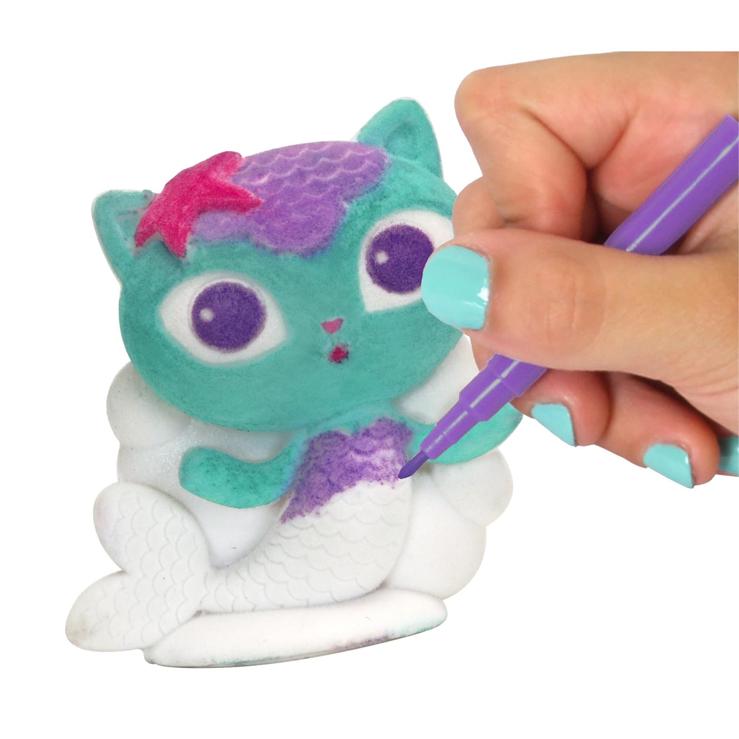 Tara Toys Gabby's Dollhouse Washables - Multicolor Cats Toy for Kids, Ages 3+, Model 41453, PVC Material