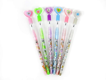 TINYMILLS 24 Pcs Koala Multi Point Stackable Push Pencil Assortment with Eraser for Koala Birthday Koala Party Favor Prize Carni