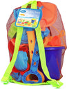 Click N' Play Beach Toys for Kids 3-10 - 18pc Sand Toys Including Sand Buckets for Kids with Sifter, Watering Can, Rake, 4 Hand 