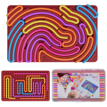 Sensory Fidget Toys For Kids Toddler Boys ,Sensory Activity Board For Stress Anxiety Autistic Adhd, Calm Down Travel Airplane Es